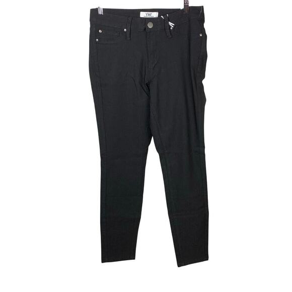 NWT YMI Curvy Super Stretch Mid Rise Skinny Pants In Black  - Size 1X - Picture 1 of 9